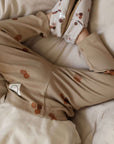 Organic Rib Leggings - Pure Apple