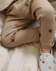 Organic Rib Leggings - Pure Apple