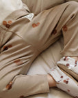 Organic Rib Leggings - Pure Apple