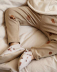 Organic Rib Leggings - Pure Apple