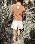 Organic Slim Longsleeve - Walnut - S A L E
