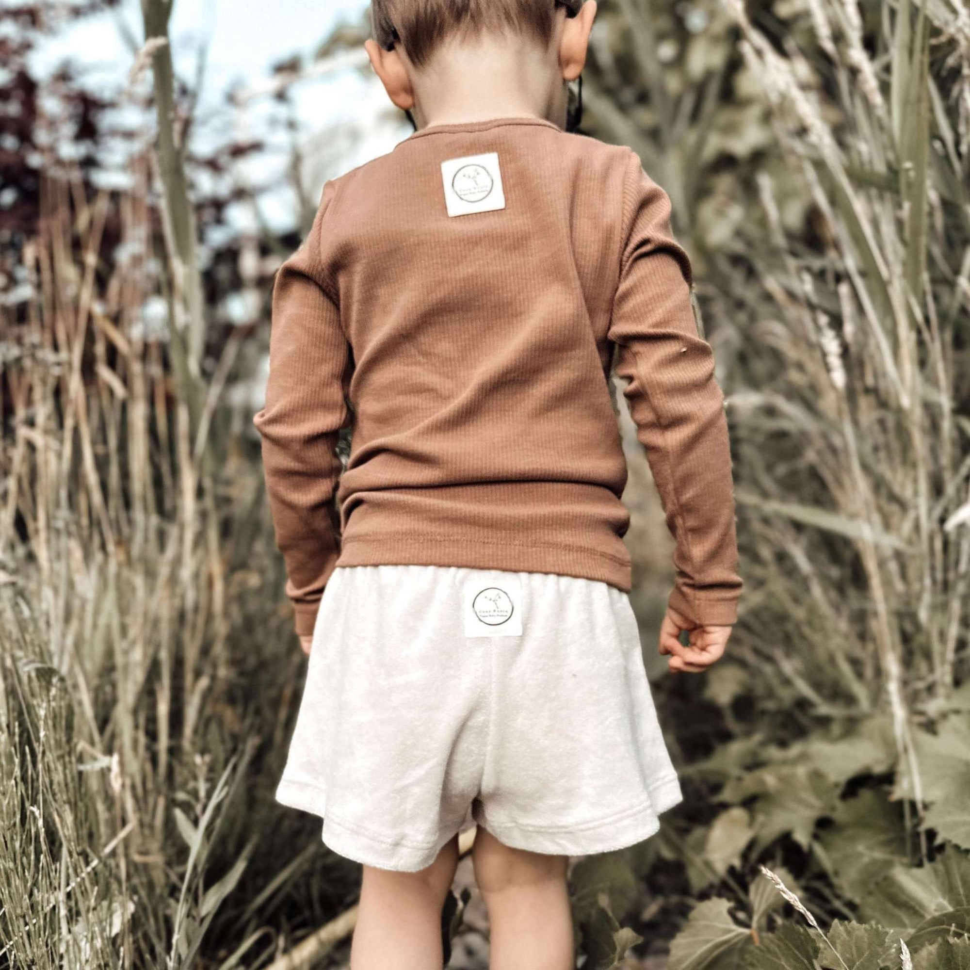 Organic Slim Longsleeve - Walnut - S A L E