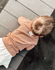 Organic Slim Longsleeve - Walnut - S A L E