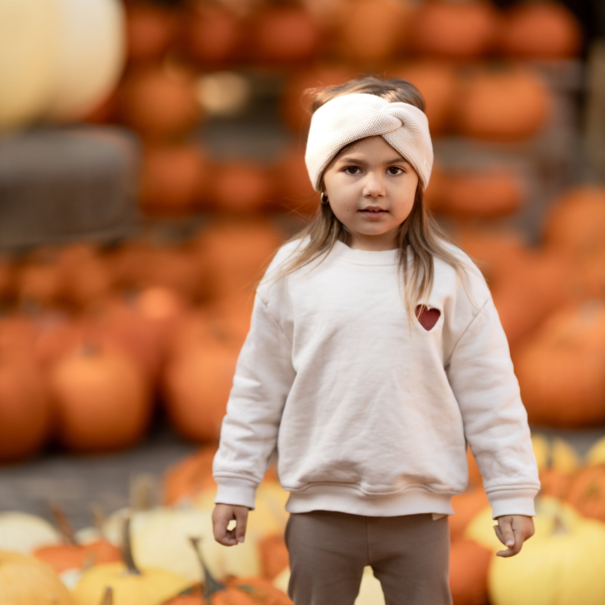 Organic Knit Headband - Sand