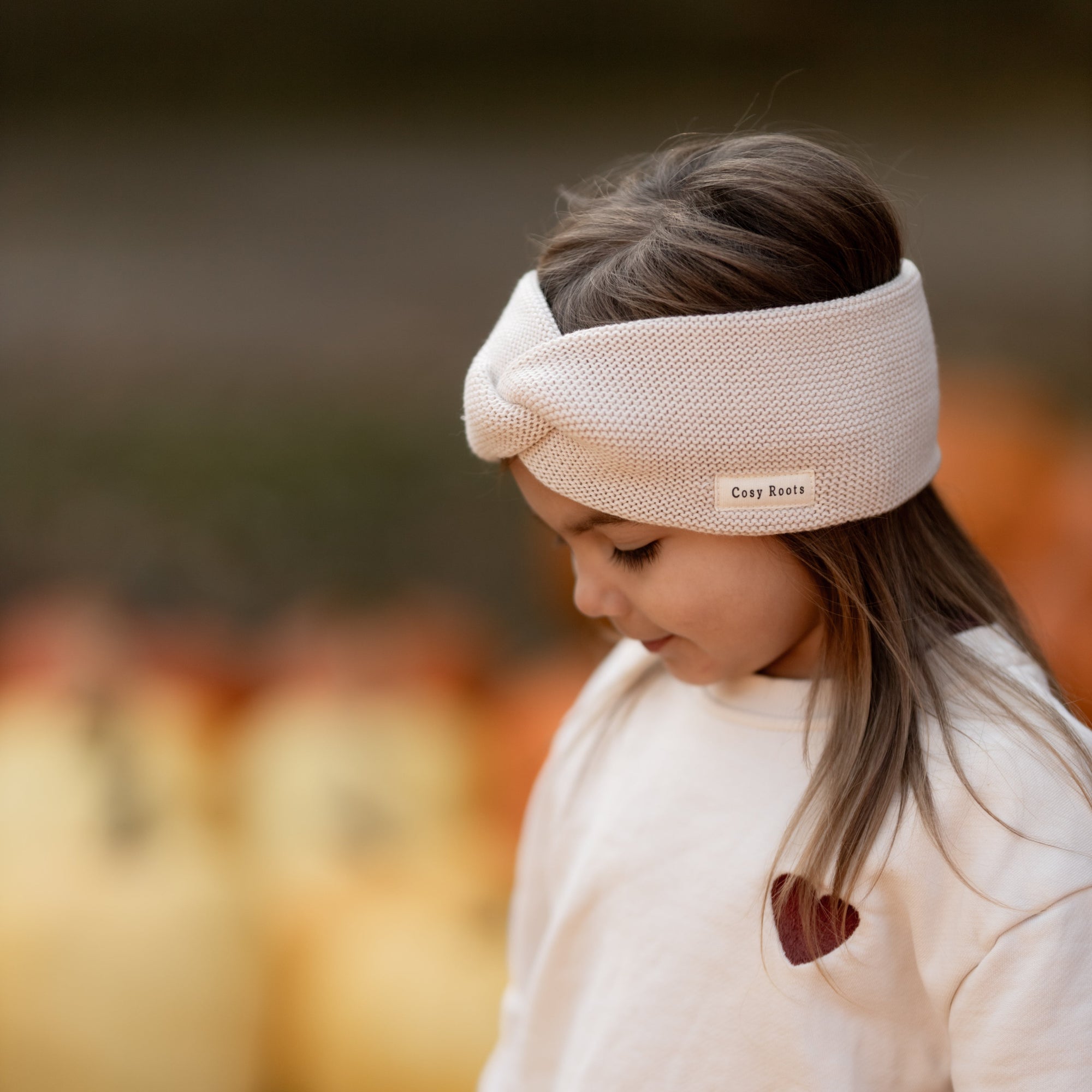 Organic Knit Headband - Sand