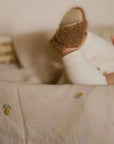 Organic Muslin Swaddle - Pure Lemon - 120x120cm