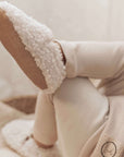 Vegan Shoes - Isii_bla X Cosy Roots - Teddy Shoes - Milk