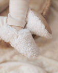 Vegan Shoes - Isii_bla X Cosy Roots - Teddy Shoes - Milk