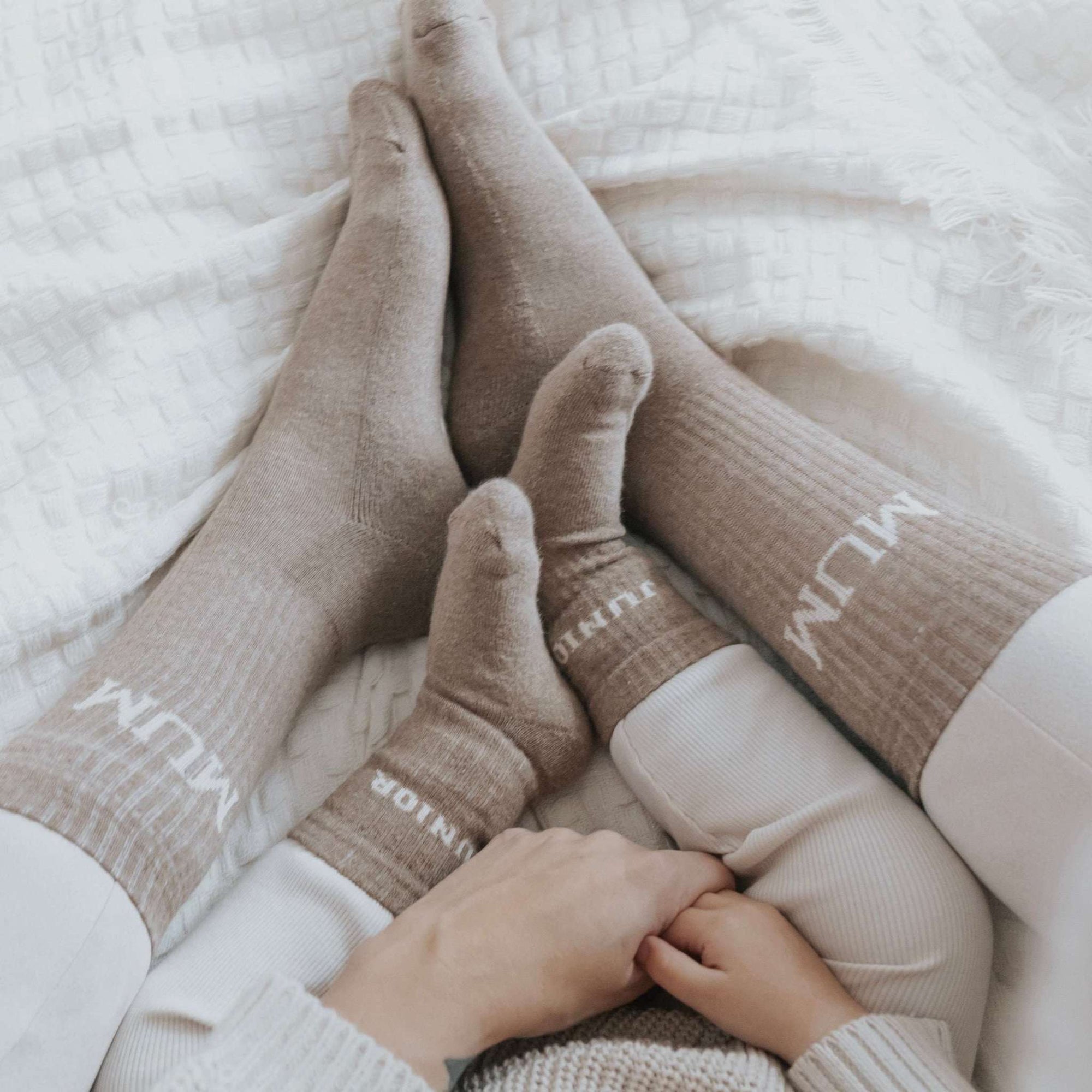 Organic Socks - MUM - Caramel - S A L E