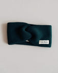 GOTS Organic Knit Headband - Forest Green
