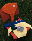 GOTS Organic Oversize Knit Pulli - Pumpkin Orange
