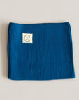 GOTS Organic Knit Scarf - Blueberry Blue