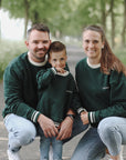 Family Sweatshirt - MUM- Vintage Green