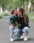 Family Sweatshirt - MUM- Vintage Green