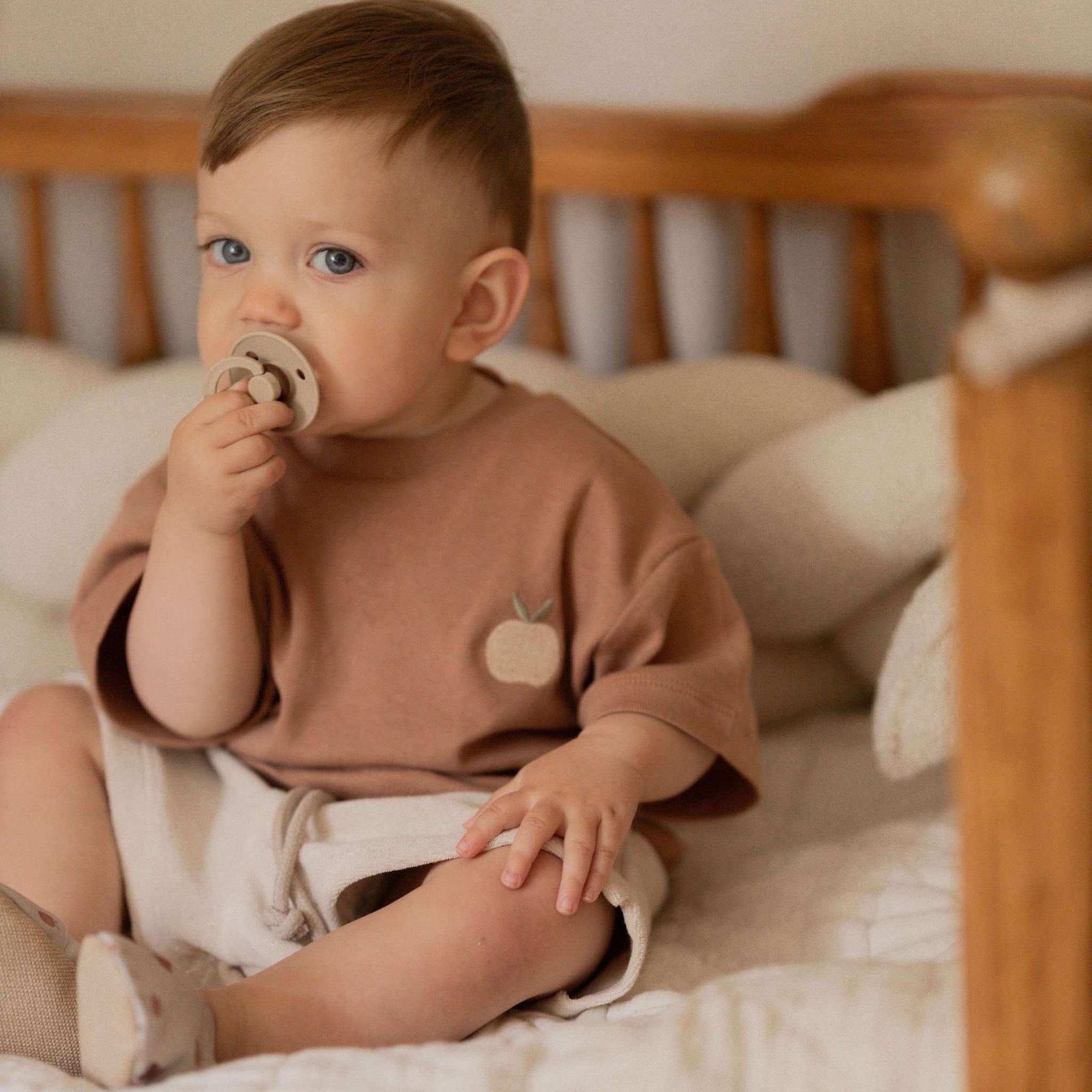 Organic Oversized Shirt - Walnut