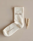 Organic Socks - TEEN - Sand