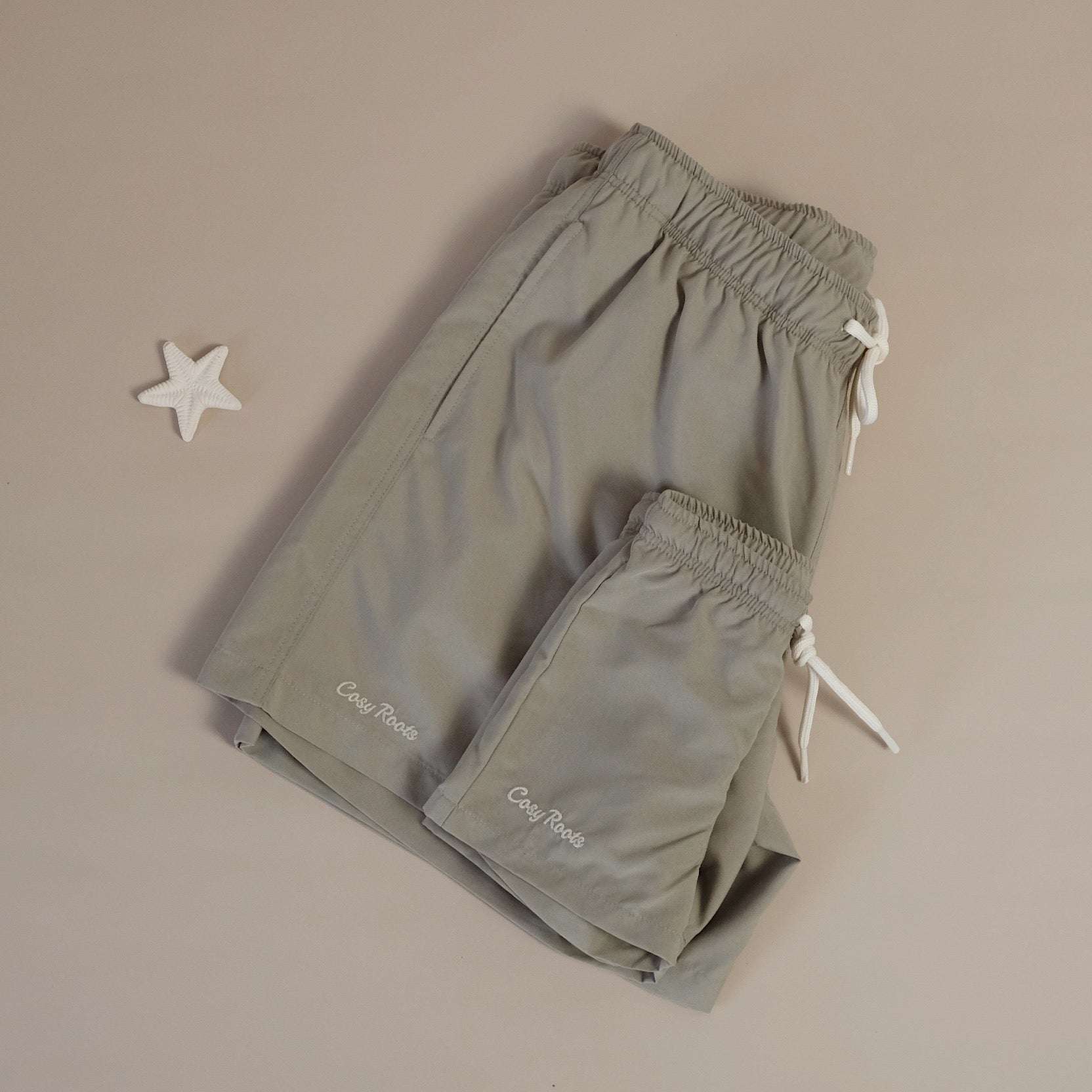 Sustainable DAD Swimshorts - Khaki