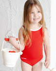 Sustainable Bathing Suit - Red