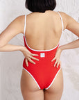 Sustainable MUM Bathing Suit - Red