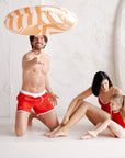 Sustainable DAD Swimshort - Red
