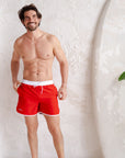Sustainable DAD Swimshort - Red