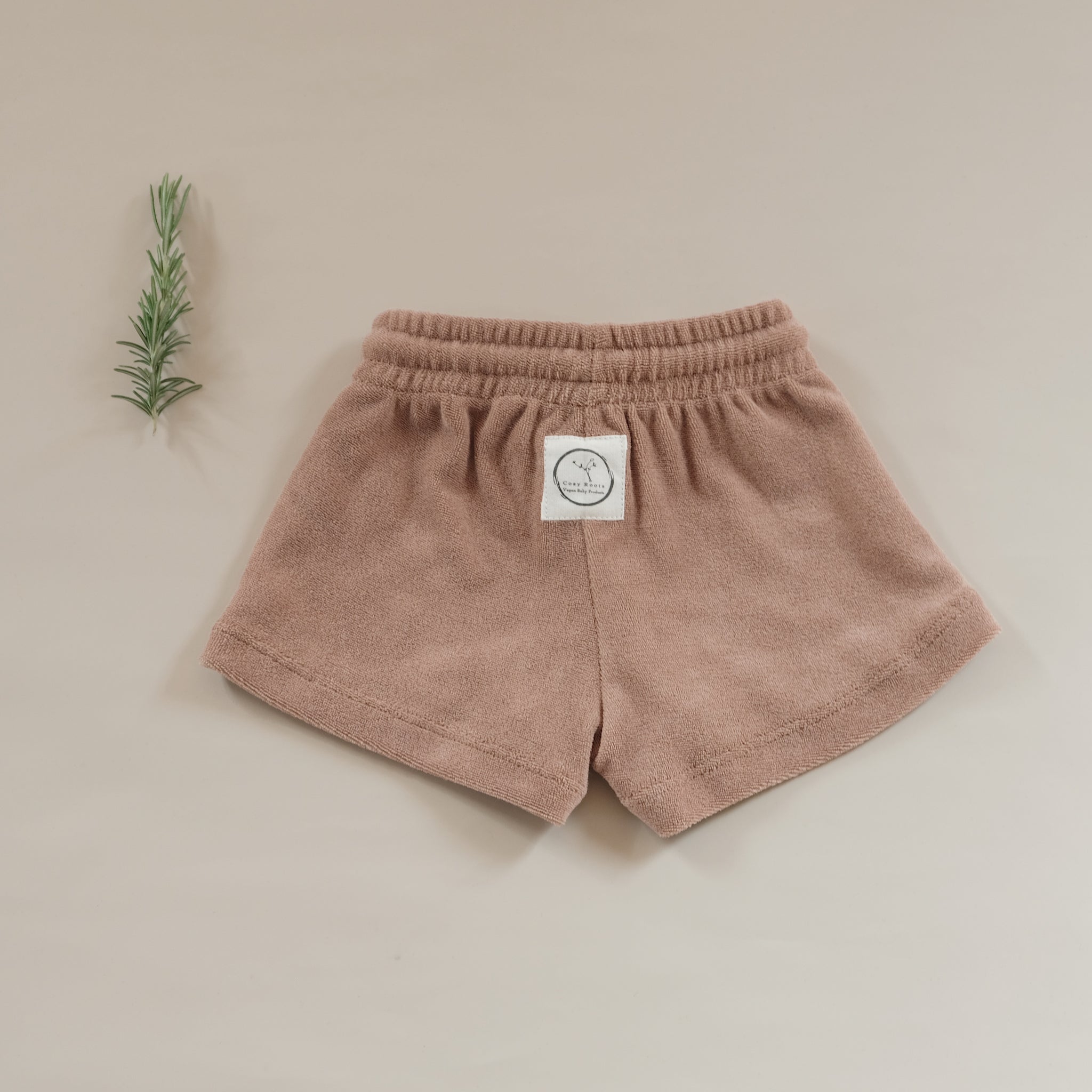Organic Terry Shorts - Walnut