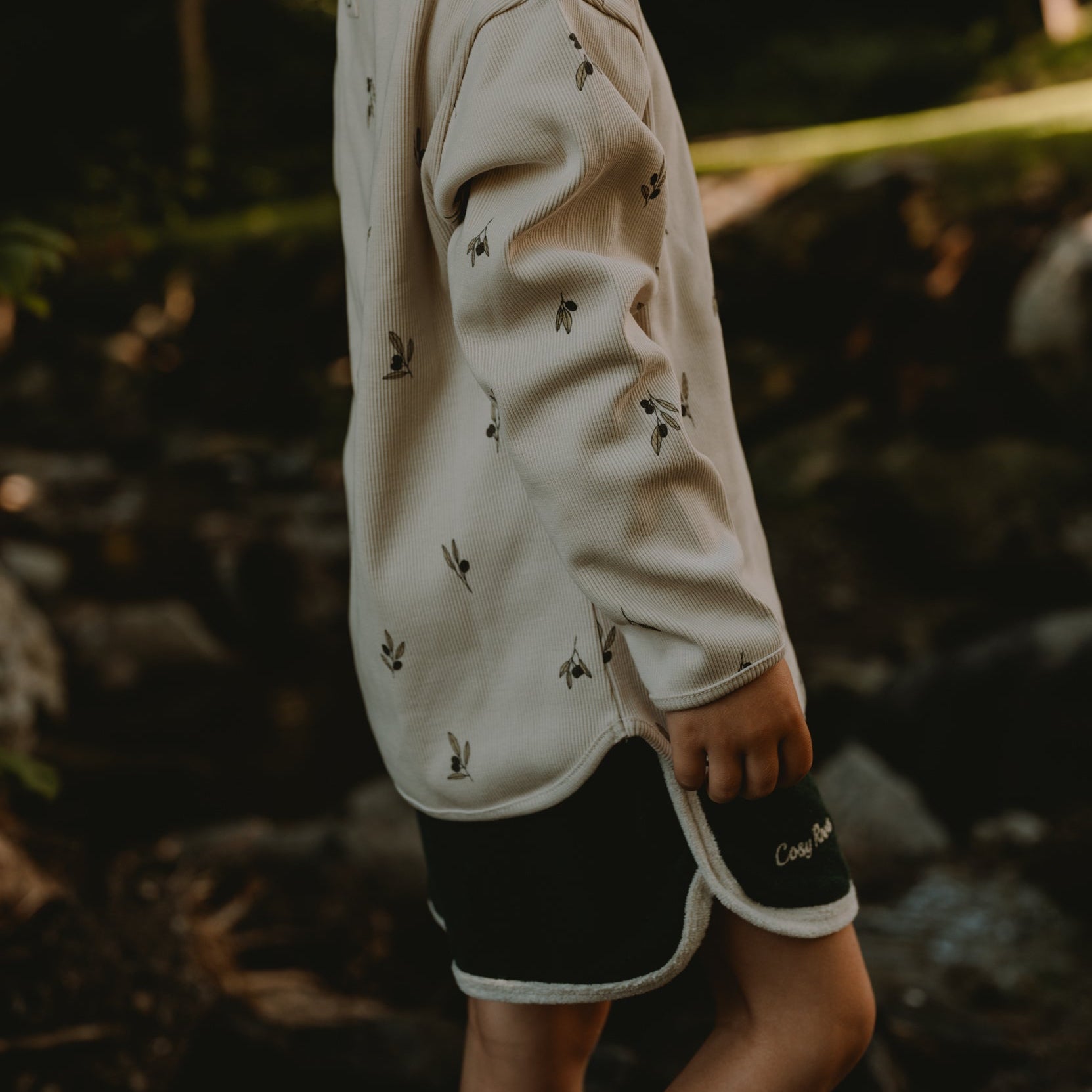 Organic Terry Shorts - Vintage Green