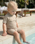 UV Romper - Caramel (UV STANDARD 801)