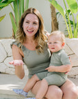 Sustainable MUM Bathing Suit - Khaki