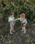 Organic Shorty Tights - Peanut Blend