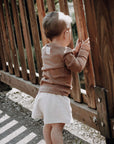 Organic Slim Longsleeve - Walnut - S A L E