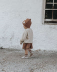 Organic Rib Beanie - Walnut - S A L E