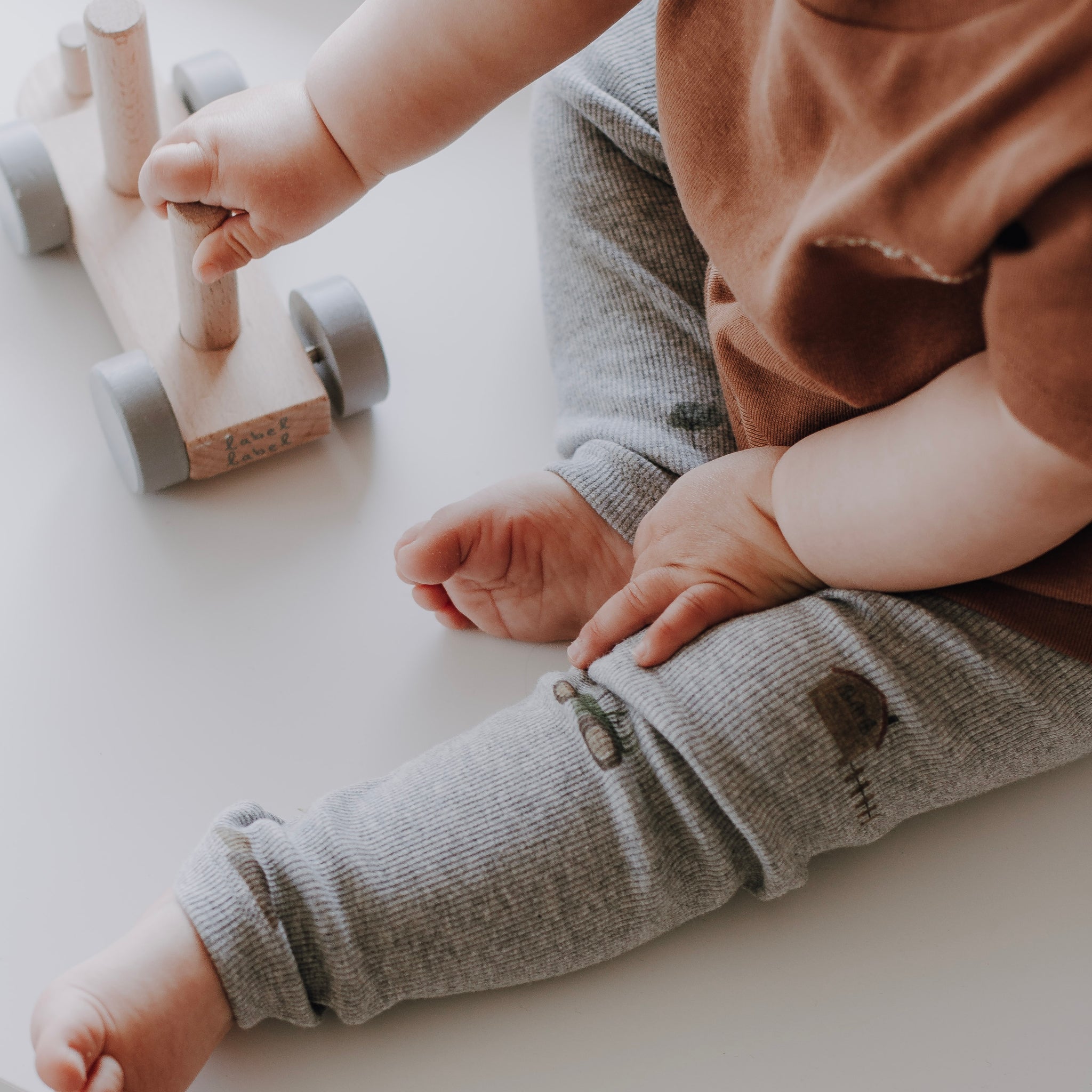 Organic Rib Leggings - Little Farm