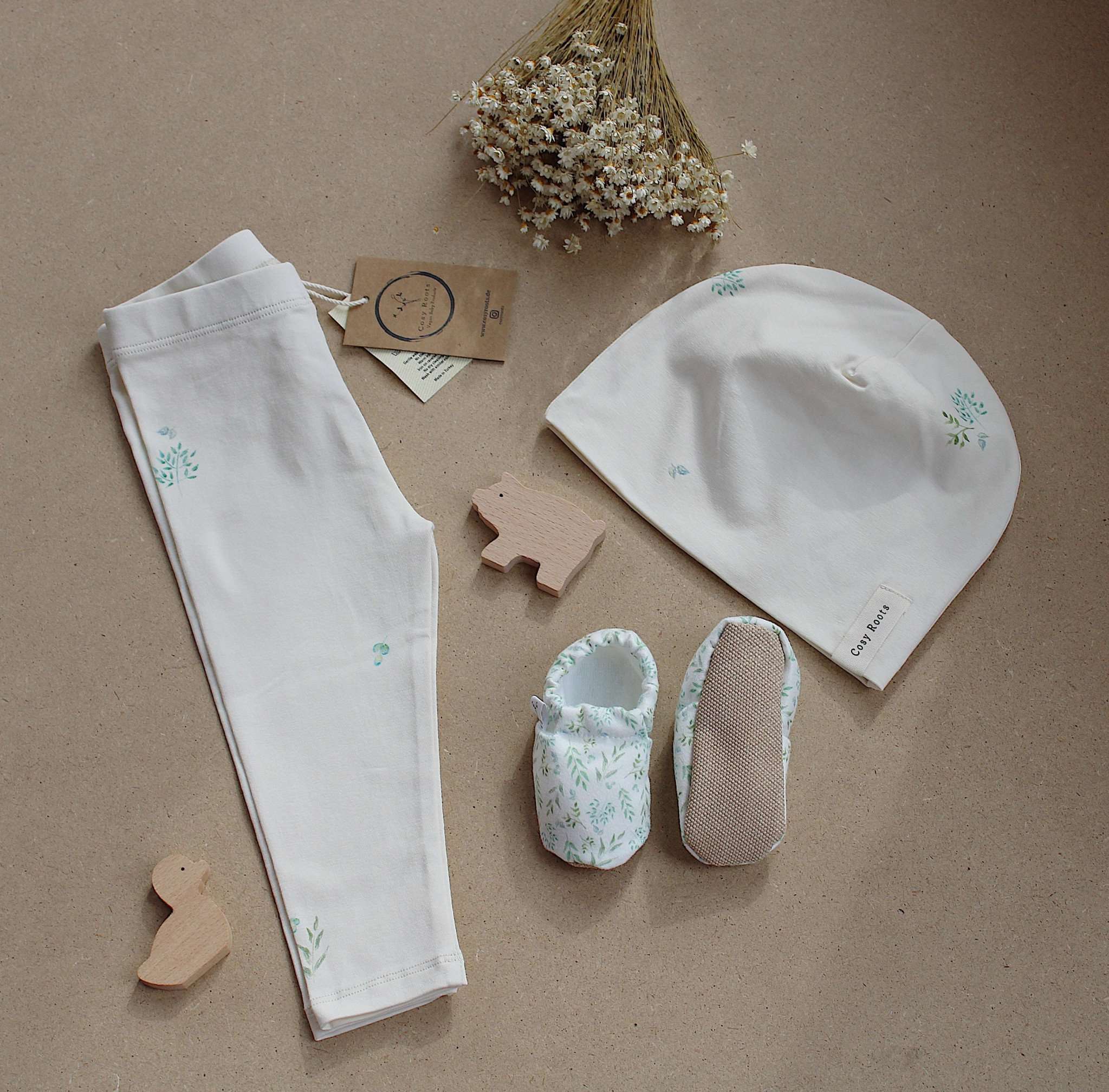 Kuschelig weiche Leggings aus GOTS-zertifizierter Bio-Baumwolle