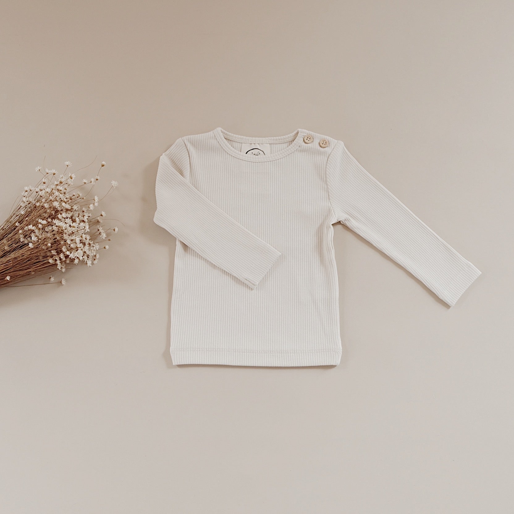 Organic Slim Longsleeve - Sand