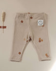 Organic Rib Leggings - Pure Apple