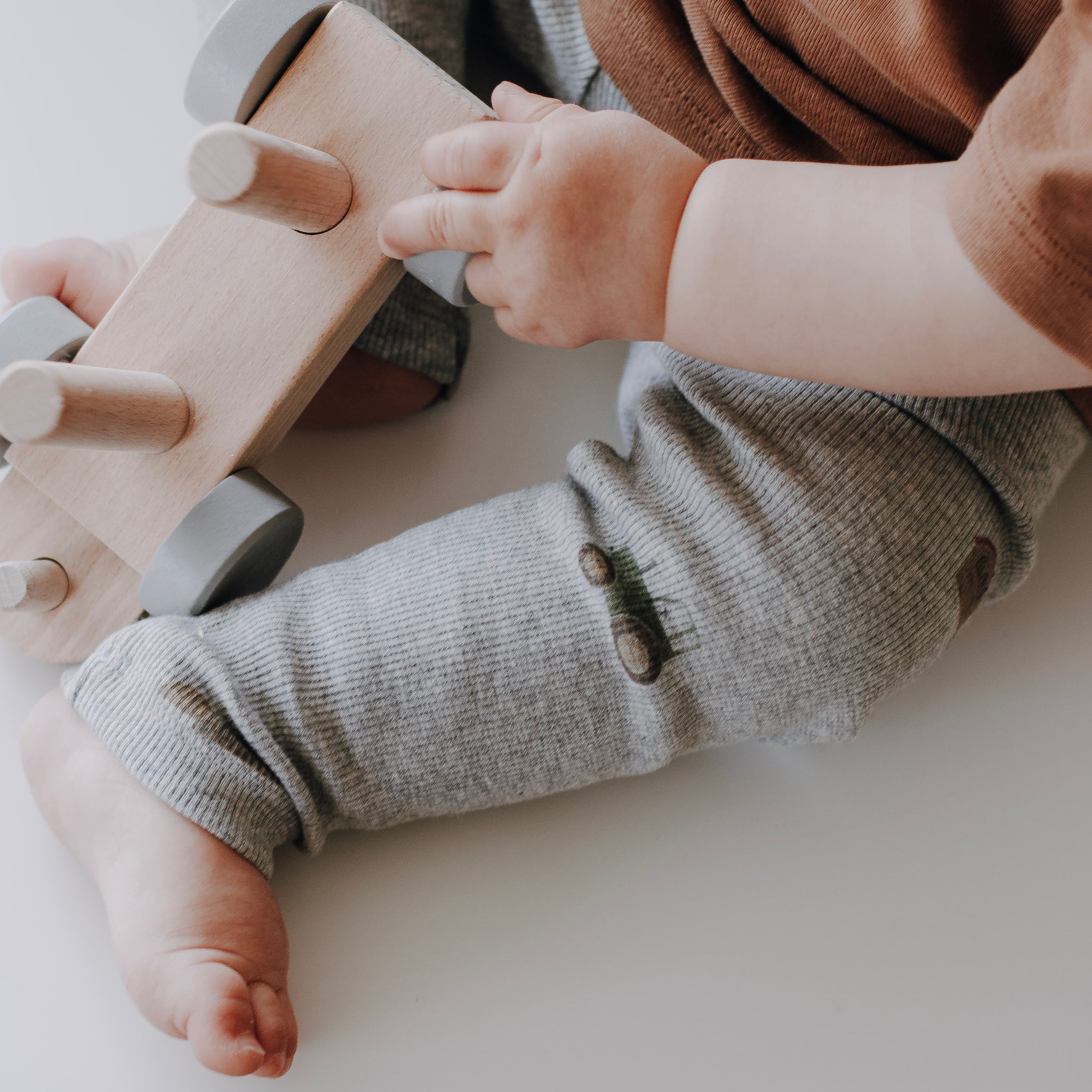 Organic Rib Leggings - Little Farm