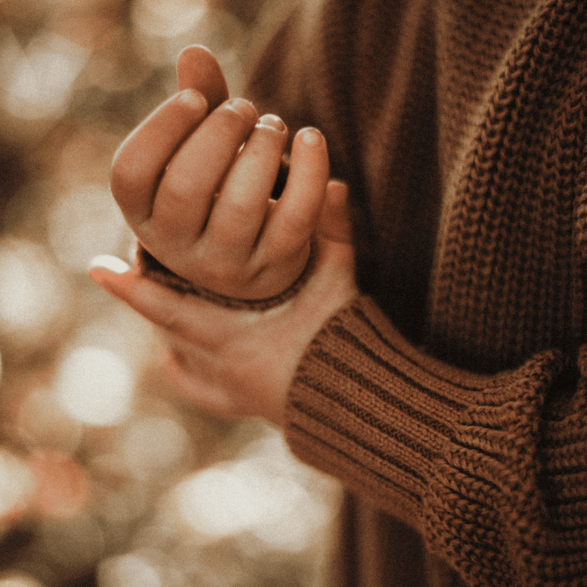 Organic Oversize Knit Jumper - Walnut