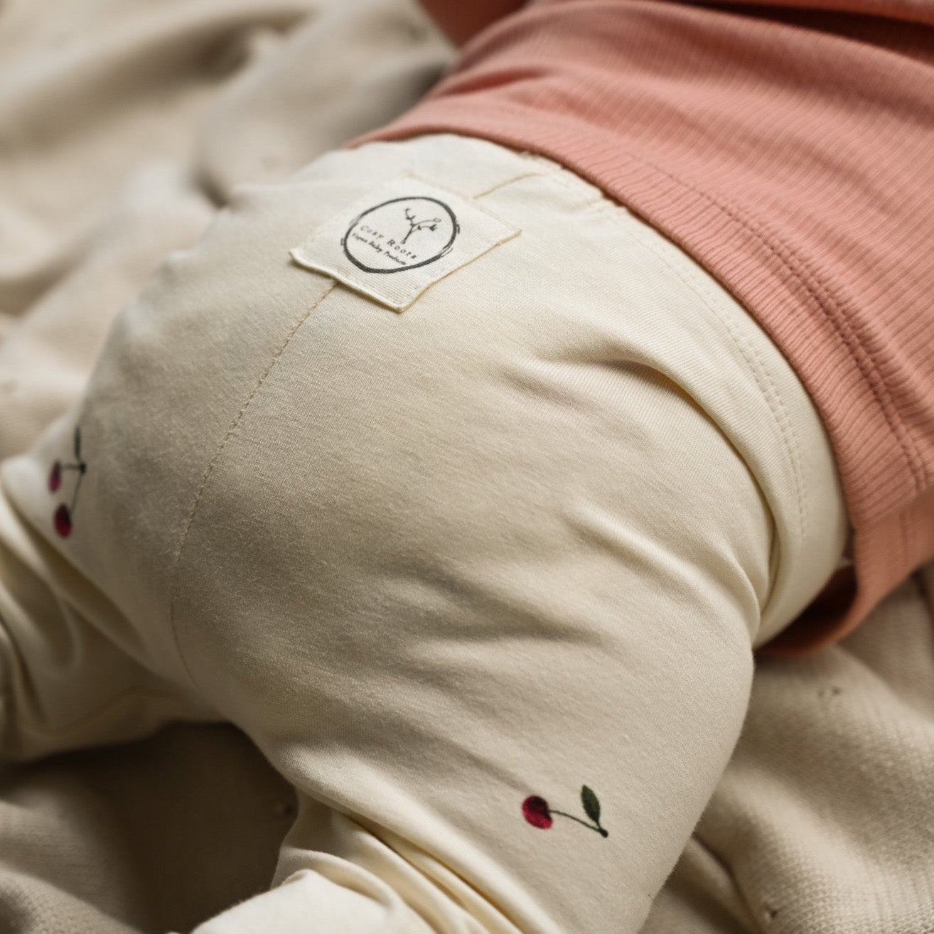 Organic Leggings - Pure Cherry