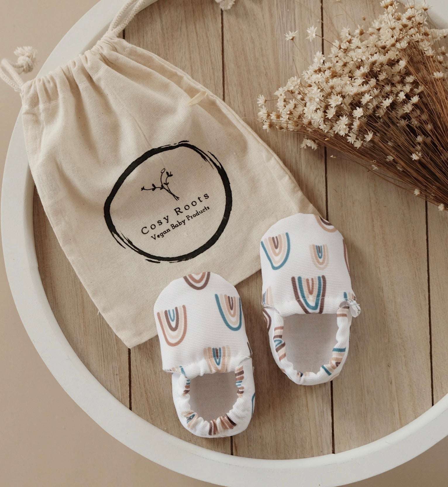 Vegan Shoes - Natural Rainbows - S A L E