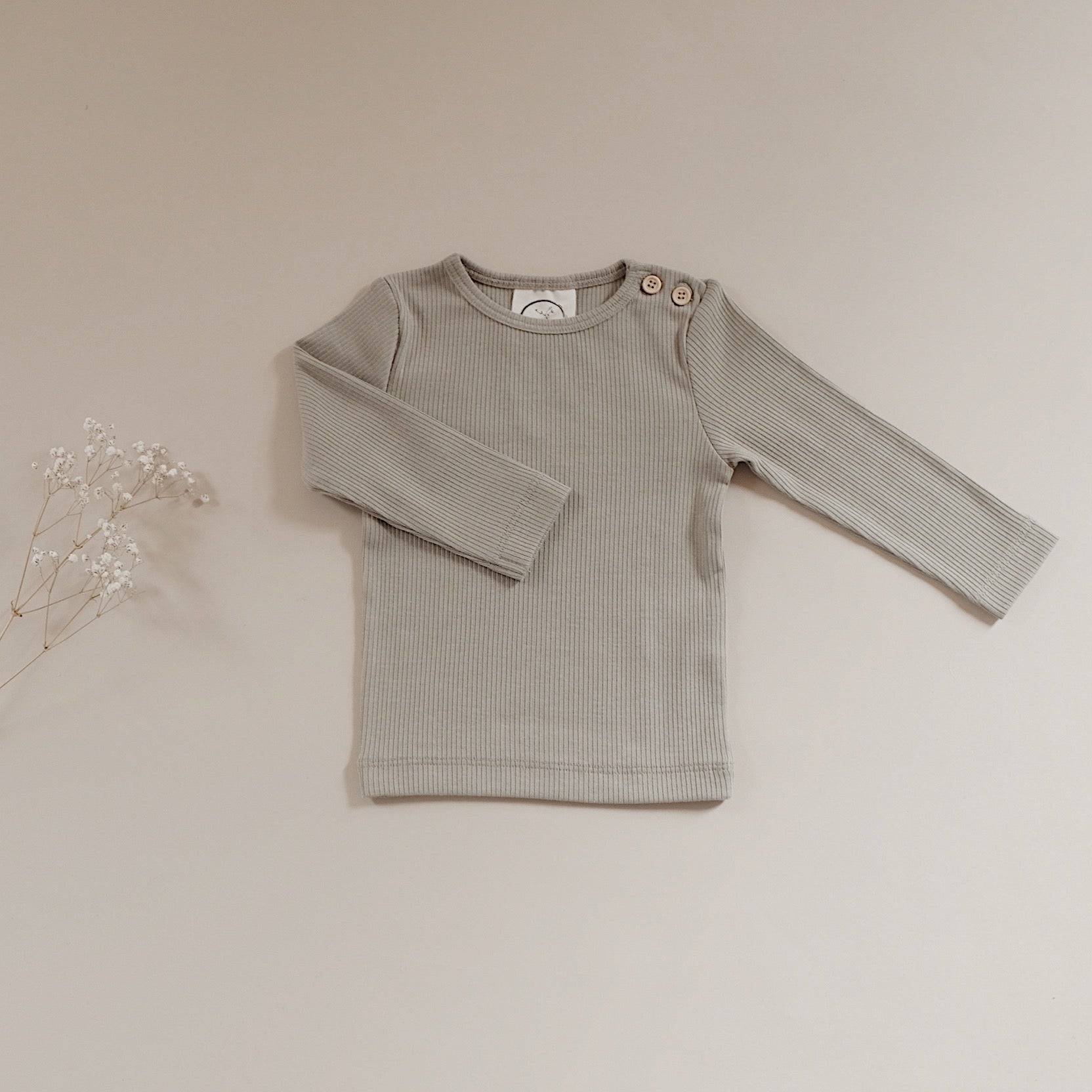 Organic Slim Longsleeve - Khaki