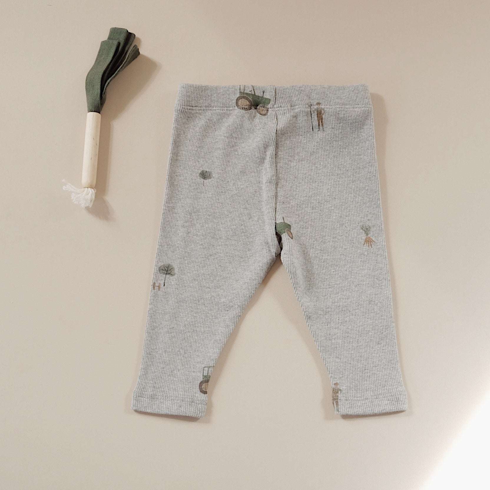 Organic Rib Leggings - Little Farm