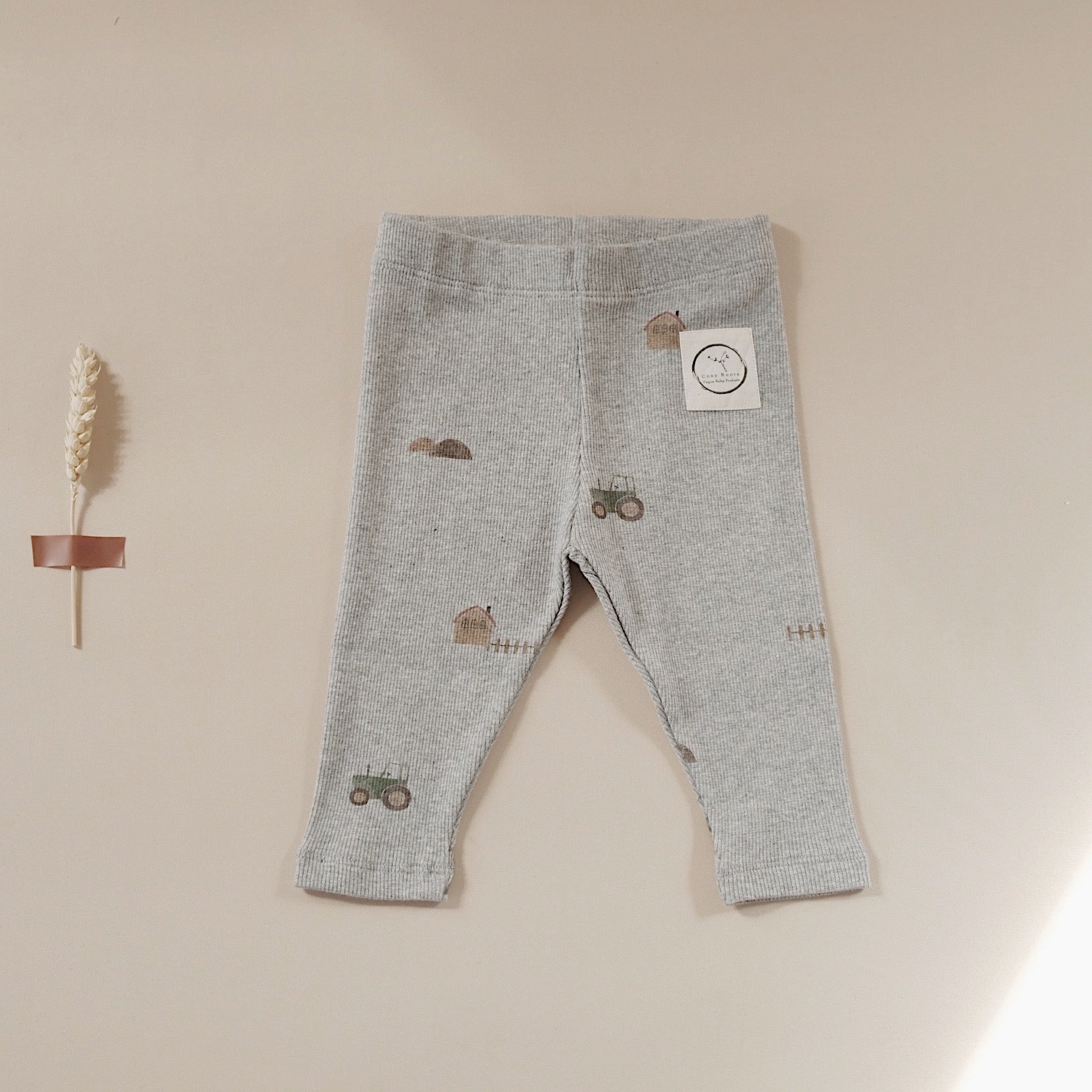 Organic Rib Leggings - Little Farm