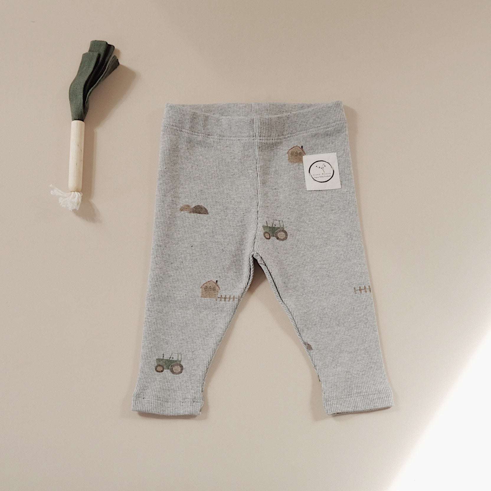 Organic Rib Leggings - Little Farm