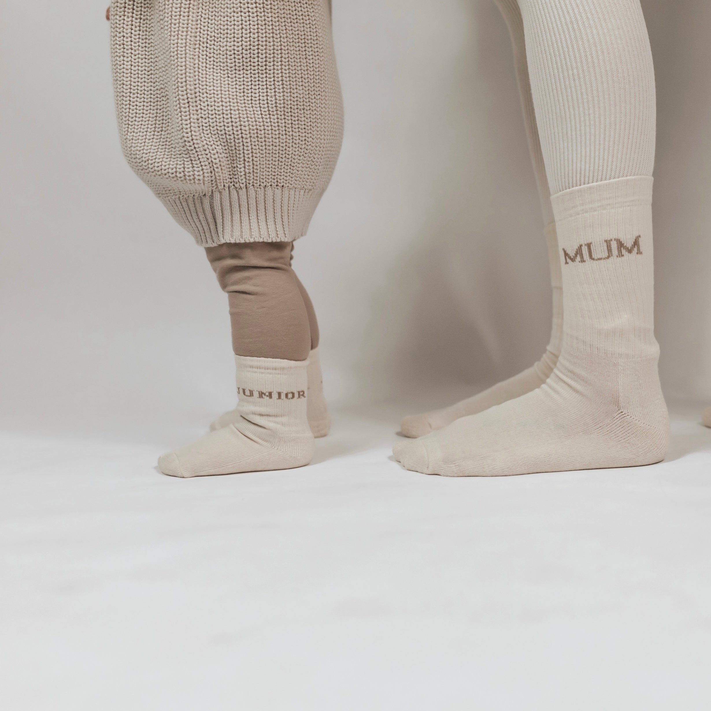 Organic Socks - MUM - Sand