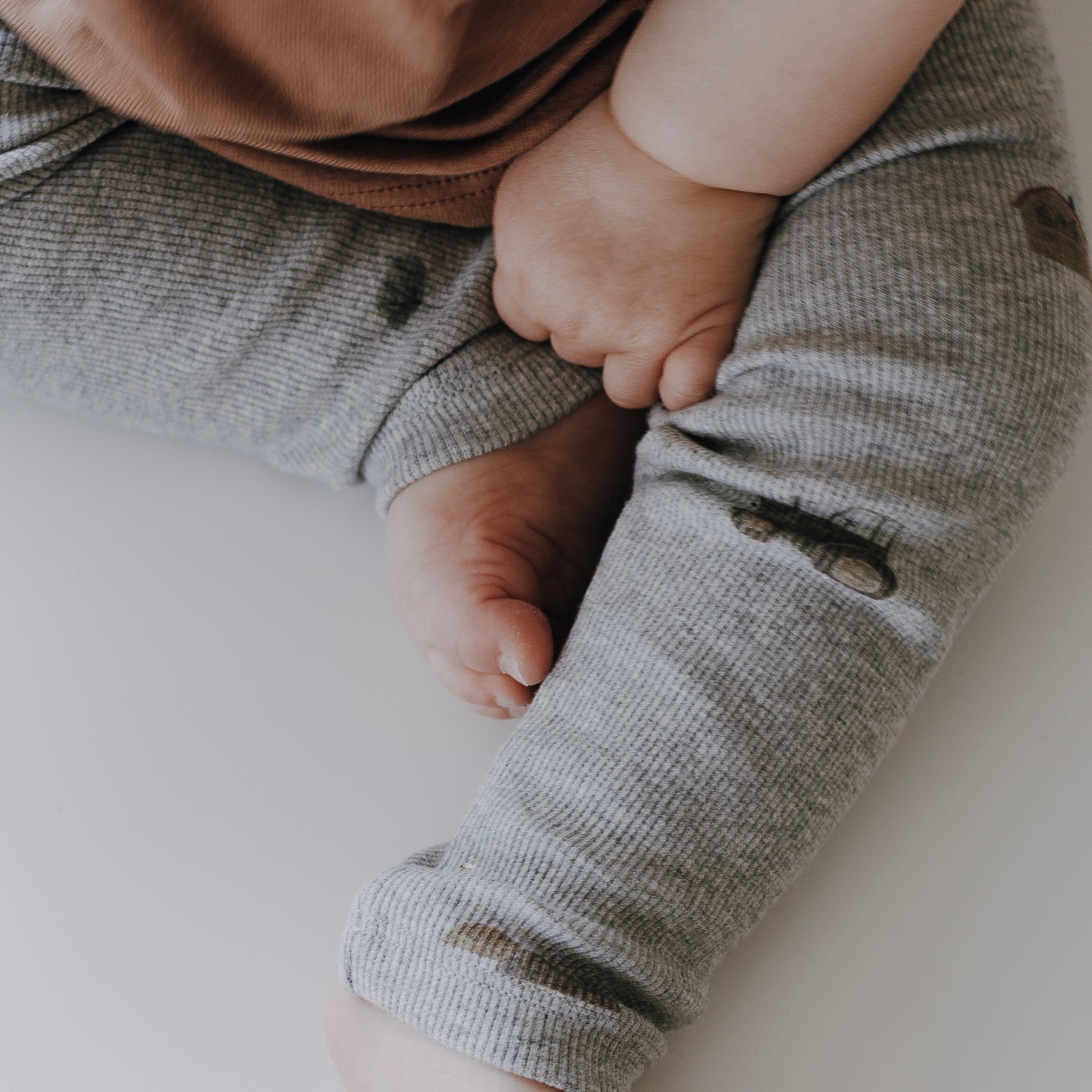 Organic Rib Leggings - Little Farm