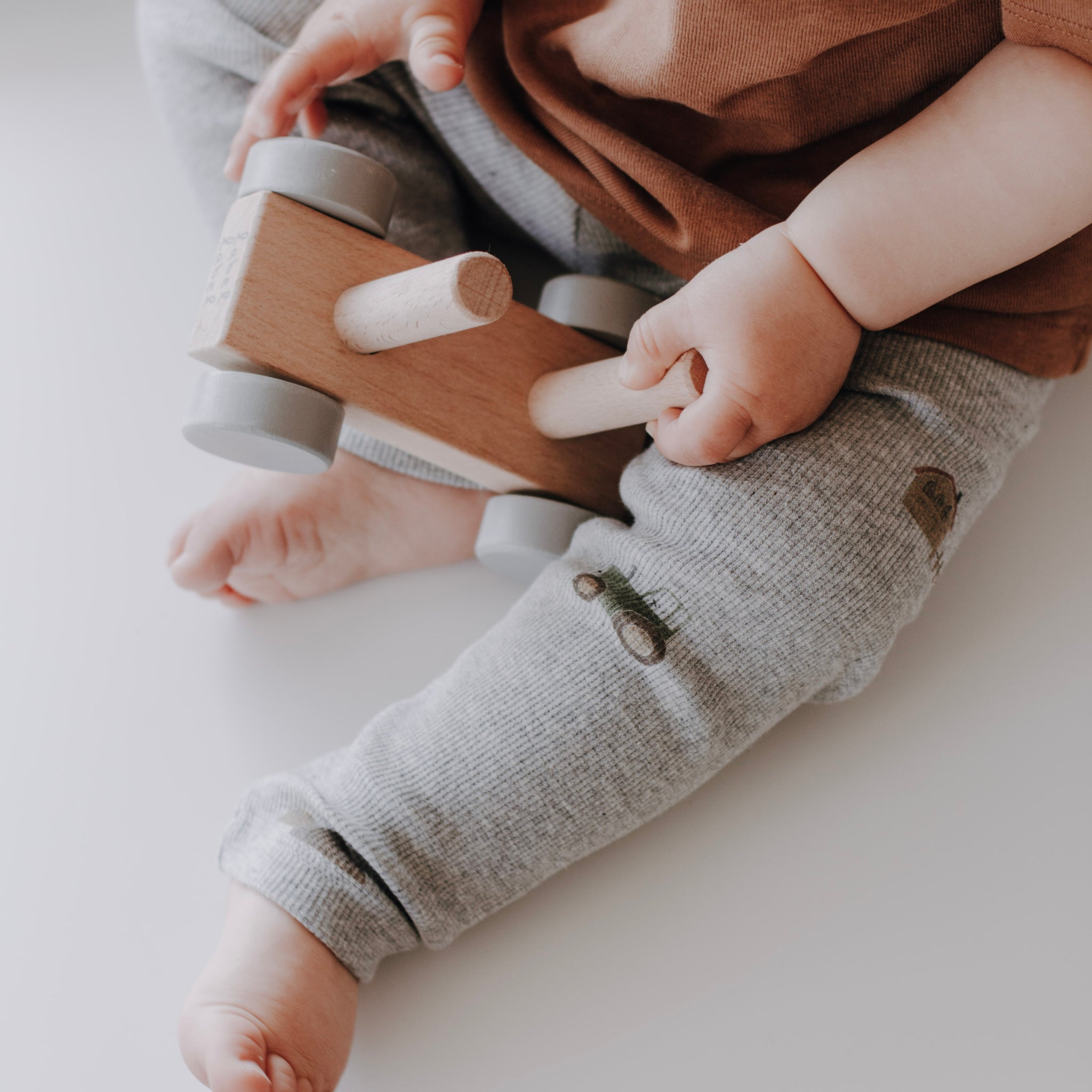 Organic Rib Leggings - Little Farm
