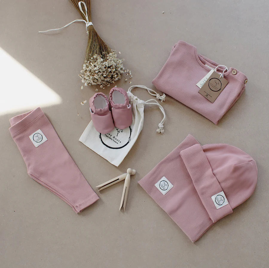 Large Gift Set - Rib Dusty Rose
