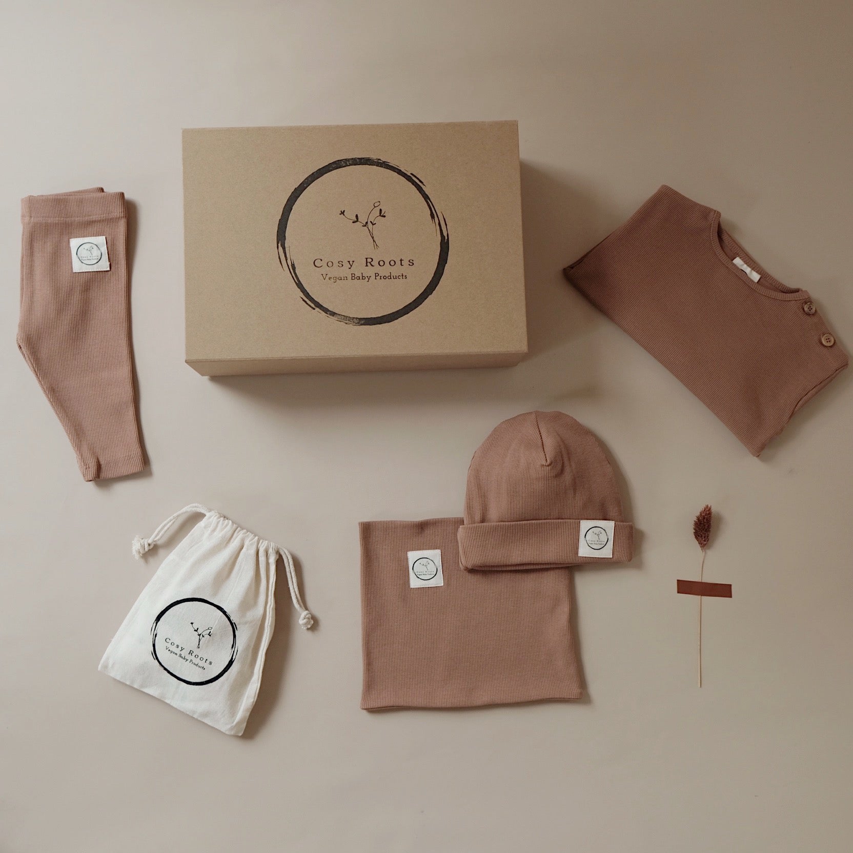 Large Gift Set - Rib Walnut