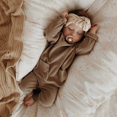 Organic Rib Sweatshirt - Caramel